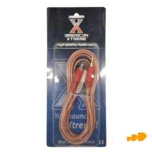 Cable 2 RCA to AUXILIAR (2 en 1) – AMERICAN XTREME