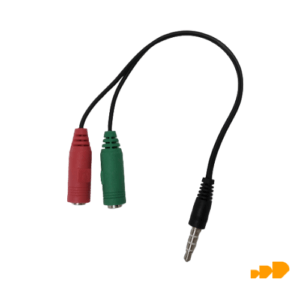 Cable adaptador divisor de audio AUXILIAR to MICRÓFONO y AURICULARES – AMERICAN XTREME