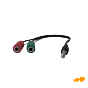 Cable adaptador divisor de audio AUXILIAR to MICRÓFONO y AURICULARES – AMERICAN XTREME