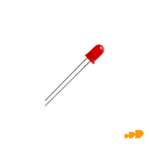 Diodo led 5mm alto brillo rojo