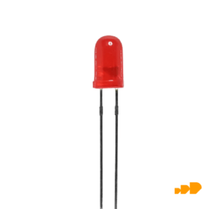 Diodo led 5mm alto brillo rojo