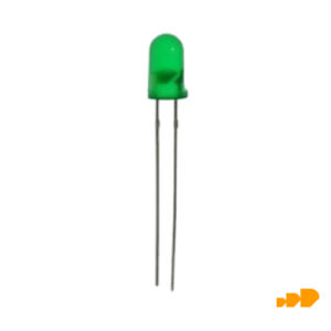 Diodo led 5mm alto brillo verde