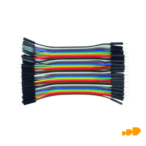 Cable para protoboard jumper macho macho 10 cm x 40