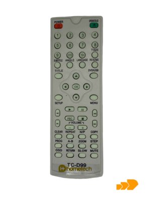 CONTROL REMOTO PARA DVD TC-D99 HOMETHEC