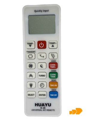 CONTROL UNIVERSAL PARA AIRE ACONDICIONADO HUAYU