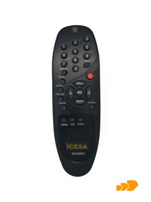 CONTROL PARA TV ANTIGUO RN-3000C ICESA