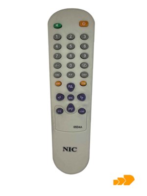 CONTROL PARA TV ANTIGUO 05D4A NIC