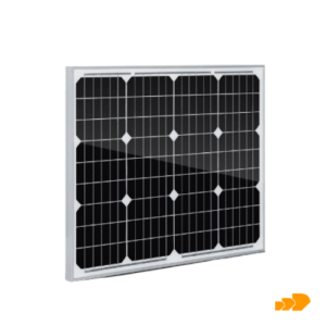 Panel solar monocristal de 50 Watts