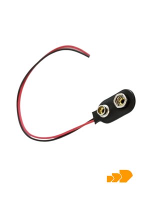 Conector de batería de 9v sin plug