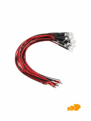 Diodos led con cable 12v (difusos) MINI FOCO 12V C/U