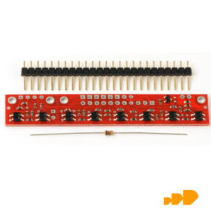 Matriz de sensores de reflectancia QTR-8A #960 Pololu